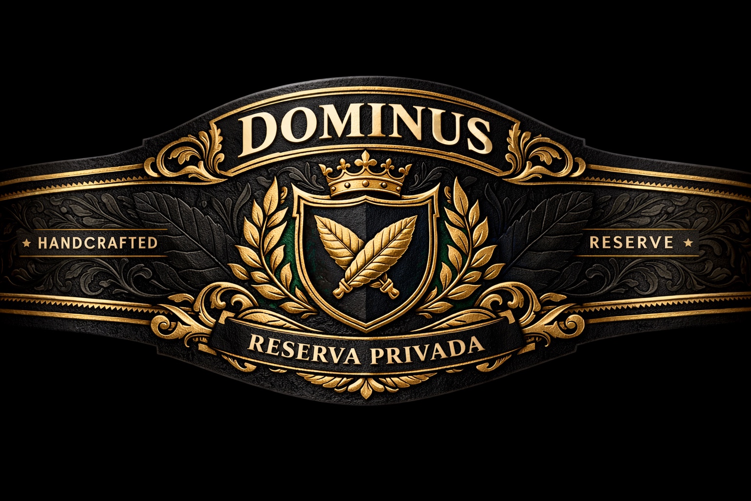 Dominus reserve cigar label
